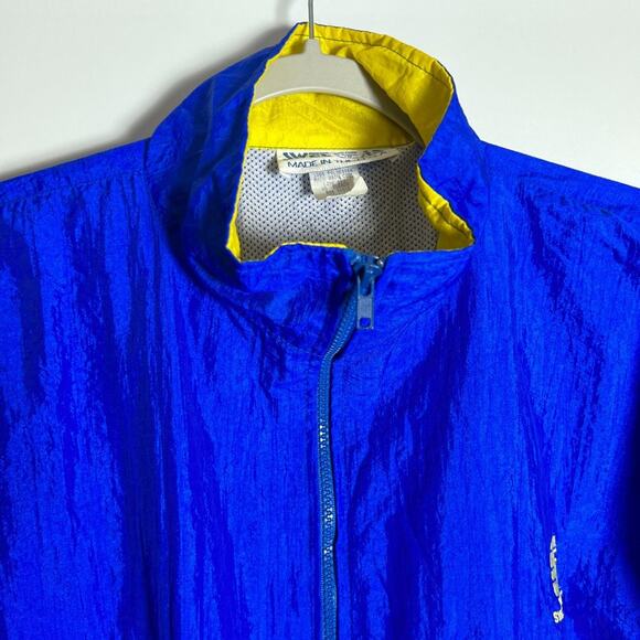Vintage SWET GEAR By Frank 90s Windbreaker Jacket SIZE S Burgess Tennis USA - Picture 8 of 12